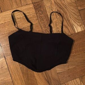 Alo black bra top. Size XS